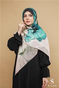 روسری نخی - طرح فیروزه