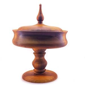 شکلات خوری چوب گردو پایه دار 