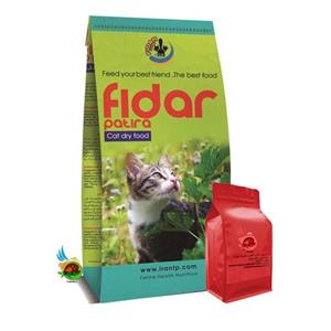 غذای خشک گربه بالغ فیدار Fidar patira cat dry food وزن ۱ کیلوگرم ( بسته بندی ملودی مهربانی ) 