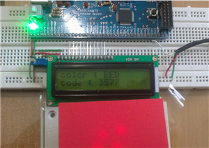 داکیومنت آموزشی پروژه راه اندازی سنسور تشخیص رنگ TSL230 با میکروی آرم