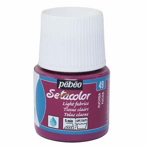 رنگ پارچه ترنسپرنت سرخابی 49 (FUCHSIA) ستا کالر پ ب او PEBEO