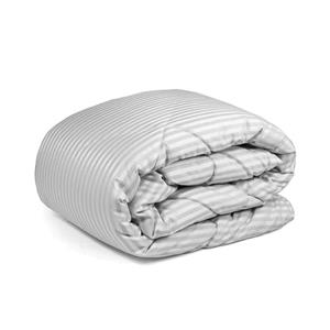 لحاف چیداری مدل هتلی یک نفره رنگ سفید