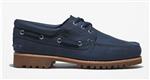 کفش دست دوز کلاسیک مردانه تیمبرلند آمریکا Timberland 3 EYE LUG HAND STITCHED BOAT SHOE FOR MEN IN NAVY BLUE