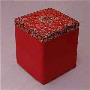 صندلی پاف رو ترمه دور مخمل