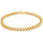 دستبند طلا 18 عیار زنانه طلای مستجابی مدل میرو کد 19