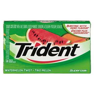 ادامس تریدنت با طعم هندوانه Trident تعداد 18 عددی 