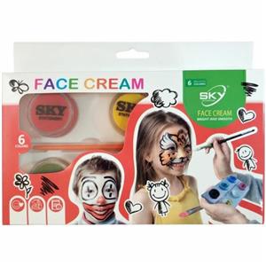 رنگ گریم صورت 6 رنگ مارک اسکای (sky)