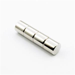 آهن ربا مدل نئودیمیوم استوانه D10x10mm بسته 4عددی