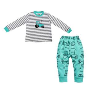 ست تی شرت آستین بلند و شلوار بچگانه سپیدپوش کد 80788