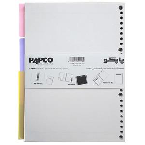 کاغذ کلاسور پاپکو بسته 100 عددی Papco Punched Paper Pack of 