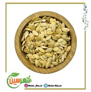 تخمه کدو گوشتی اعلا و درجه 1 روناس بسته 900 گرمی کاملا تازه