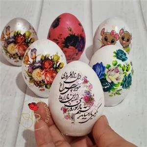 تخم مرغ رنگی عید. تخم مرغ سفره هفتسین  .تخم مرغ رنگی سفالی
