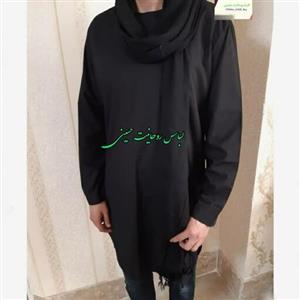 شال عزا  نخی ساده  مشکی