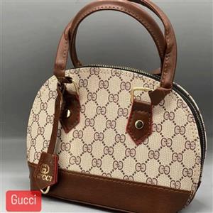 کیف نیم دایره گوچی قهوه ای