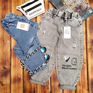 شلوار جین وارداتی  اسپورت دخترانه و پسرانه