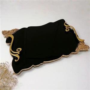 سینی پذیرایی شیک و لاکچری دست ساز رزینی