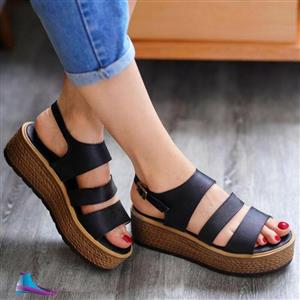 صندل چرمی دخترونه  تابستونه کد  6082