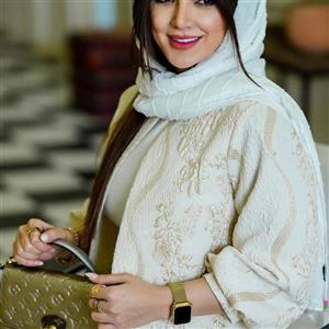 مانتو عیدانه فکورا ژاکارد یقه گرد کتی