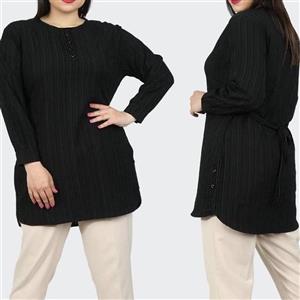 شومیز مشکی کریشه