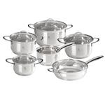 سرویس قابلمه ماهیتابه 11 پارچه برلینگر هاوس مجارستان BerlingerHaus KITCHENWARE SET SILVER JEWELERY COLLECTION BH-6661