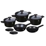 سرویس قابلمه ماهیتابه 10 پارچه برلینگر هاوس مجارستان BerlingerHaus BH-7081 MONACO COLLECTION 10 PIECE COOKWARE