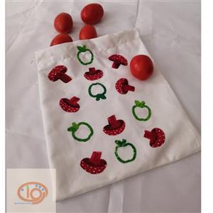 کیسه های نگهداری میوه و سبزی، رنگ چاپ ثابت قابل شست و شو