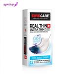 کاندوم بسیارباکیفیت سوئیس کر مدل REAL THIN بسته 12 عددی