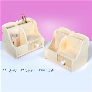 جعبه لوازم آرایشی02 چوبی دست ساز