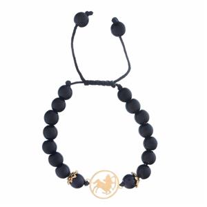 دستبند طلا 18 عیار نوژین مدل آذر اونیکس Nojin Onyx Azar Bracelet