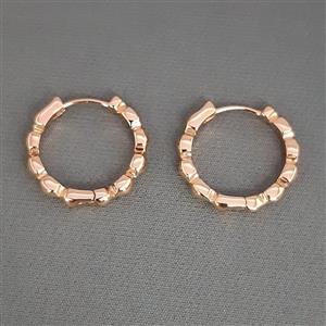گوشواره زنانه ژوپینگ مدل حلقه ای طرح توپی
