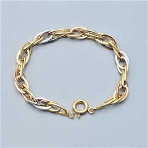 دستبند طلا 18 عیار زنانه مدل افق 