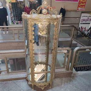 بوفه خم یا نیم گرد برنجی، استفاده شده از ورق ضخیم و با کیفیت، با ضمانت کالا