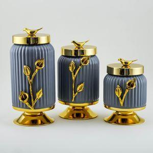 بانکه مدل کندی شیاردار کد PR011 مجموعه 3 عددی