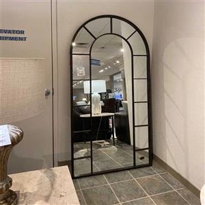 آینه مدل قدی فلزی طرح تاج 180