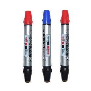 ماژیک وایت برد مدل double color3 کد 007 بسته 3 عددی