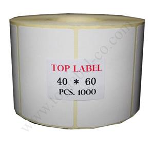 لیبل کاغذی 60×40 تک ردیفه 40x60 Paper Label