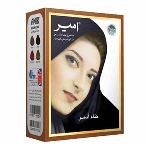حنا هندی امیر شرابی ( ایرانی اصل ) رنگ مو گیاهی شرابی