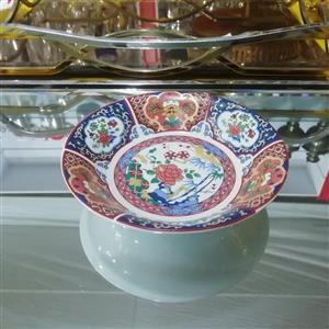 نعلبکی گود چینی واتسون طرح امیری سرمه ای بسته 6 عددی