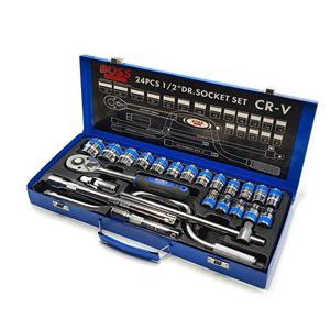 آچار بکس باس کد GHR28 مجموعه 24 عددی