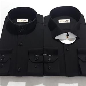 پیراهن مردانه جعبه ای مشکی درجه یک