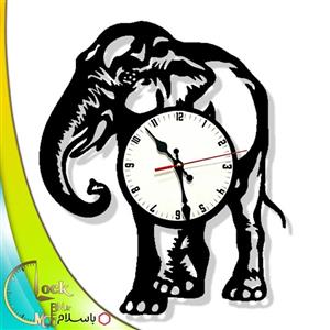 ساعت دیواری طرح فیل کد 890