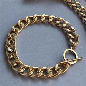 دستبند استیل اسپرت کارتیه با قفل T