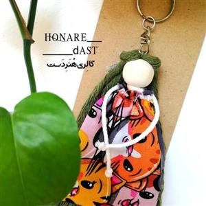 جاکلیدی فرشته سرکلیدی مکرومه جاسوئیچی آویز ماشین