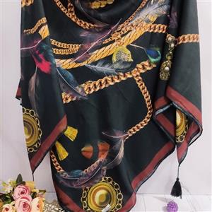 روسری نخ اسلپ منگوله دار قواره دار