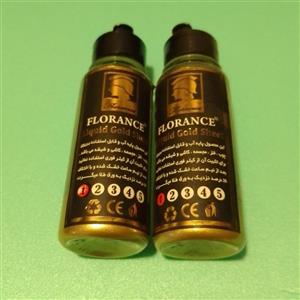 مایع ورق طلا برند فلورانس قابل استفاده روی چوب فلز مجسمه کاشی و شیشه