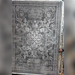 فرش فانتزی مدرن طرح فرانسوی سایز 4 متری (1.5 در 2.25) 
