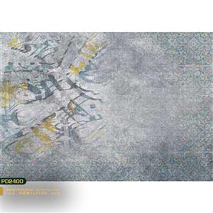 پوستر دیواری پتینه طوسی-کدPD2400