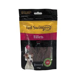 تشویقی سگ با طعم اردک Tail Swingers Fillets