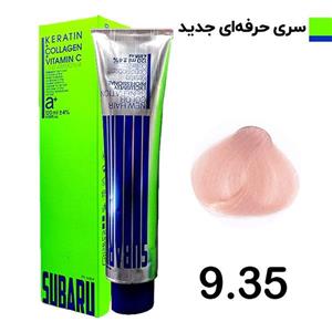 رنگ مو رز گلد سوبارو شماره 9.35