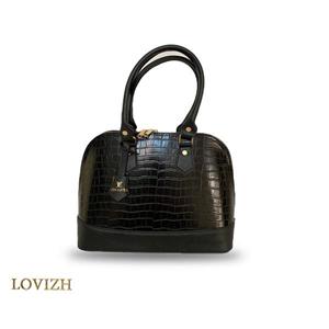 کیف دستی زنانه طرح لویی ویتون قفل دار دو زیپ بغل کد 10044
